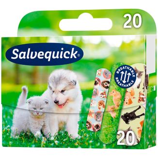 Plastry Salvequick, Animal Planet, 20 sztuk USZKODZONE OPAKOWANIE - zdjęcie produktu