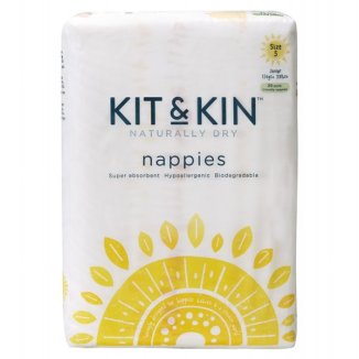 Kit&Kin, pieluszki jednorazowe, biodegradowalne, rozmiar 5 Junior, 11 kg+, 30 sztuk - zdjęcie produktu
