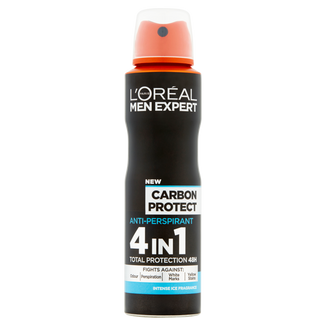 L’Oreal Men Expert Carbon Protect, antyperspirant, spray, 150 ml - zdjęcie produktu