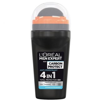L’Oreal Men Expert, Carbon Protect, antyperspirant roll-on, 50 ml - zdjęcie produktu