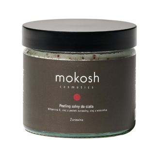 Mokosh, peeling solny do ciała, żurawina, 300 g KRÓTKA DATA - zdjęcie produktu