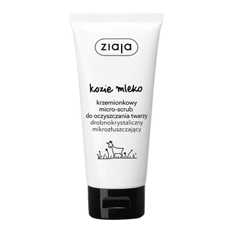 Ziaja Kozie Mleko, krzemionkowy micro-scrub do oczyszczania twarzy, 75 ml - zdjęcie produktu