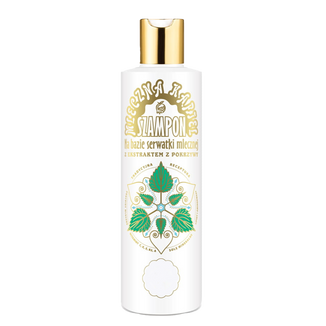 Nami Mleczna Kąpiel, szampon na bazie serwatki mlecznej z ekstraktem z pokrzywy, do włosów przetłuszczających się, 280 ml - zdjęcie produktu