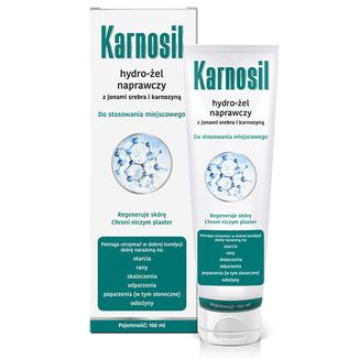 Karnosil hydro-żel naprawczy, z jonami srebra i karnozyną, 100 ml USZKODZONE OPAKOWANIE - zdjęcie produktu
