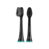 Seysso Carbon, końcówki wymienne do szczoteczki sonicznej, z aktywnym węglem, Antibacterial, 2 sztuki - miniaturka zdjęcia produktu