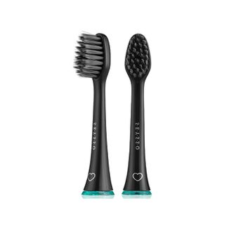 Seysso Carbon, końcówki wymienne do szczoteczki sonicznej, z aktywnym węglem, Antibacterial, 2 sztuki - zdjęcie produktu