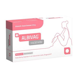 Albivag, globulki dopochwowe, 10 sztuk KRÓTKA DATA Albivag, globulki dopochwowe, 10 sztuk KRÓTKA DATA - zdjęcie produktu
