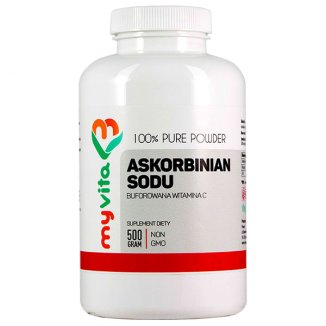 MyVita Askorbinian Sodu, buforowana witamina C, 500 g - zdjęcie produktu
