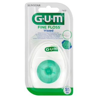 Sunstar Gum, nić dentystyczna, Fine Floss, 55m - zdjęcie produktu