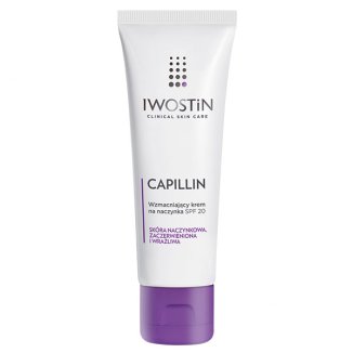 Iwostin Capillin, wzmacniający krem na naczynka, SPF 20, 40 ml - zdjęcie produktu