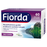 Fiorda, smak czarnej porzeczki, 60 pastylek do ssania USZKODZONE OPAKOWANIE - miniaturka zdjęcia produktu