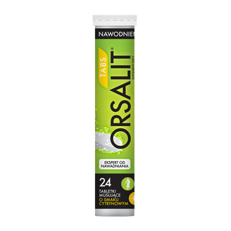 Orsalit Tabs, smak cytrynowy, 24 tabletki musujące - zdjęcie produktu