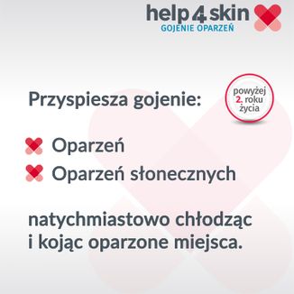 Help4skin Gojenie Oparzeń, żel hydrokoloidowy, 75 g - 2 Help4skin Gojenie Oparzeń, żel hydrokoloidowy, 75 g - 2 - zdjęcie produktu