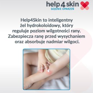 Help4skin Gojenie Oparzeń, żel hydrokoloidowy, 75 g - 3 Help4skin Gojenie Oparzeń, żel hydrokoloidowy, 75 g - 3 - zdjęcie produktu