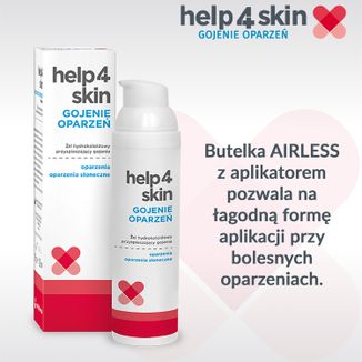 Help4skin Gojenie Oparzeń, żel hydrokoloidowy, 75 g - 4 Help4skin Gojenie Oparzeń, żel hydrokoloidowy, 75 g - 4 - zdjęcie produktu