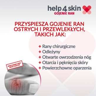 Help4Skin Gojenie Ran, żel hydrokoloidowy, 75 g - 2 Help4Skin Gojenie Ran, żel hydrokoloidowy, 75 g - 2 - zdjęcie produktu