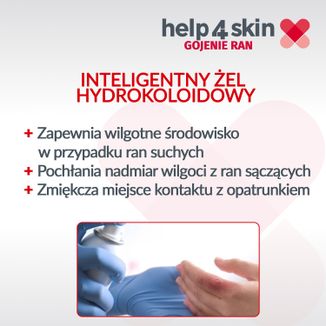 Help4Skin Gojenie Ran, żel hydrokoloidowy, 75 g - 3 Help4Skin Gojenie Ran, żel hydrokoloidowy, 75 g - 3 - zdjęcie produktu