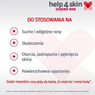 Help4Skin Gojenie Ran, żel hydrokoloidowy, 20 g - 3 Help4Skin Gojenie Ran, żel hydrokoloidowy, 20 g - 3 - zdjęcie produktu