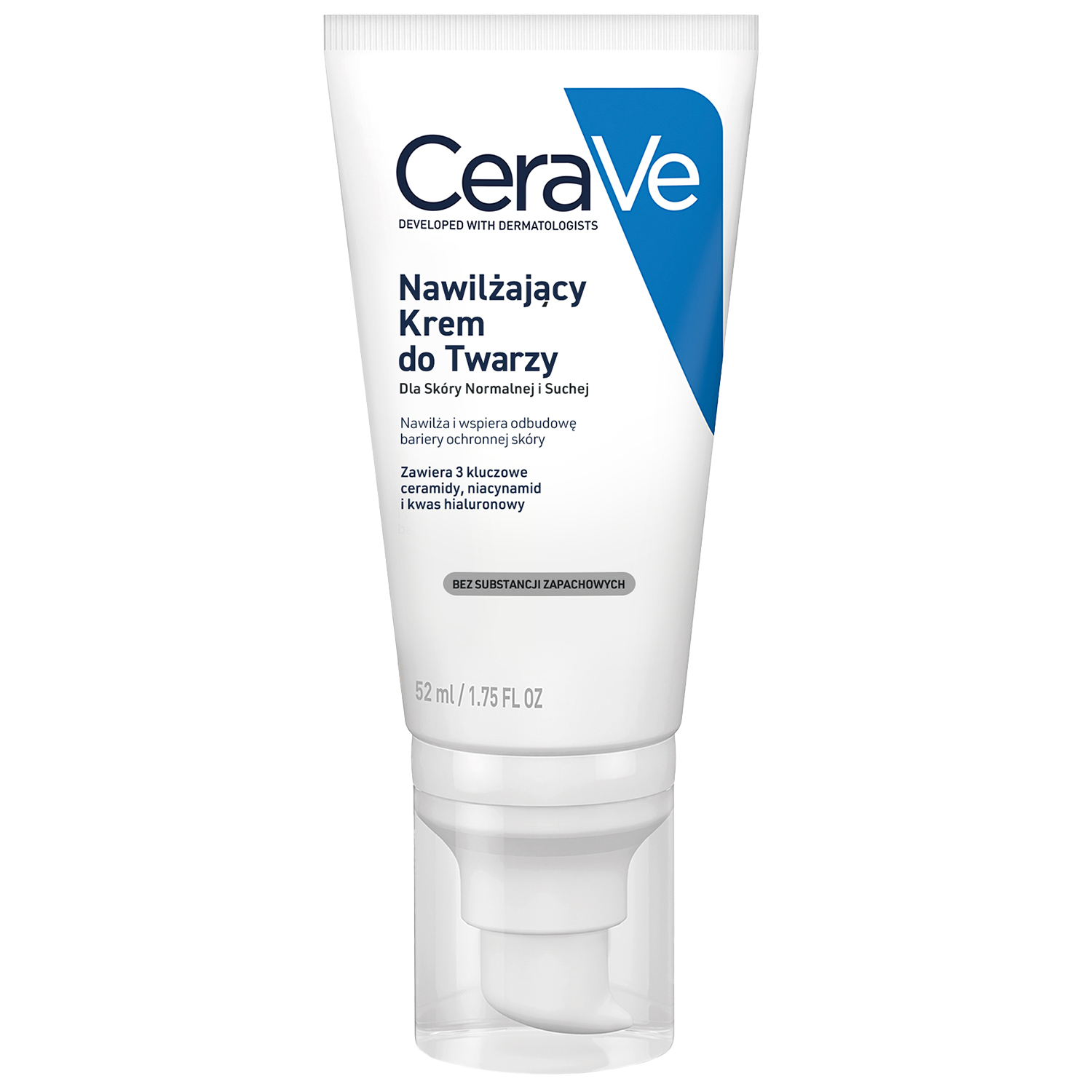 Cerave CeraVe, feuchtigkeitsspendend Creme mit Ceramiden für das Gesicht, Haut normal und trocken, 52 ml — Inhaltsstoffe und Bewertung