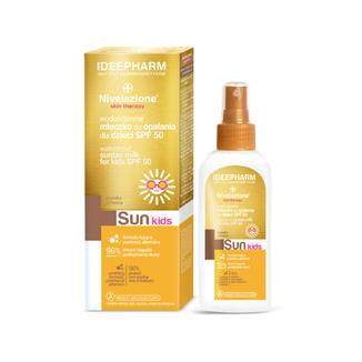 Nivelazione Skin Therapy Sun Kids, mleczko wodoodporne do opalania dla dzieci, SPF 50, 150 ml USZKODZONE OPAKOWANIE - zdjęcie produktu