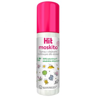 Kosmed Hit, spray na komary, kleszcze i meszki, powyżej 1 roku życia, 100 ml - zdjęcie produktu