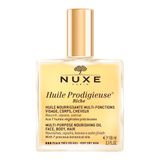 Nuxe Huile Prodigieuse Riche, intensywnie odżywiający olejek w sprayu do twarzy, ciała i włosów, 100 ml - miniaturka zdjęcia produktu