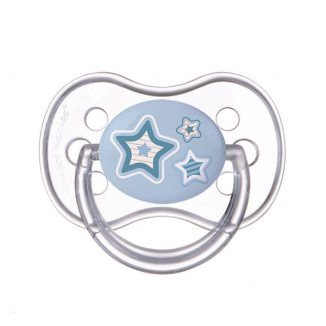 Canpol, smoczek silikonowy, symetryczny, Newborn Baby, rozmiar A, po 18 miesiącu, niebieski, 1 sztuka - zdjęcie produktu