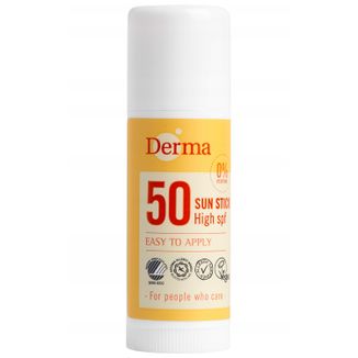 Derma Sun, sztyft przeciwsłoneczny SPF 50, 15 ml - zdjęcie produktu