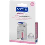 Vitis, delikatna nić dentystyczna z miętą i fluorem, różowa, woskowana, 50 m - miniaturka zdjęcia produktu