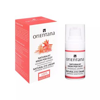 Orientana, krem pod oczy rozświetlająco-ultranawilżający z wiciokrzewem japońskim, 15 ml - zdjęcie produktu