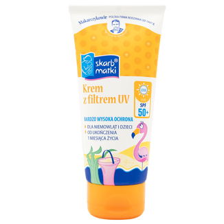 Skarb Matki, krem z filtrem UV dla niemowląt i dzieci od 1 miesiąca, SPF 50+, 75 ml - zdjęcie produktu