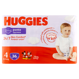 Pieluchomajtki HUGGIES, Jumbo, rozmiar 4, 9-14 kg, 36 sztuk - miniaturka zdjęcia produktu
