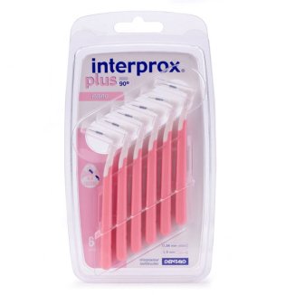 Interprox Plus Nano, szczoteczki międzyzębowe 0,6mm, różowe, 6 sztuk - zdjęcie produktu