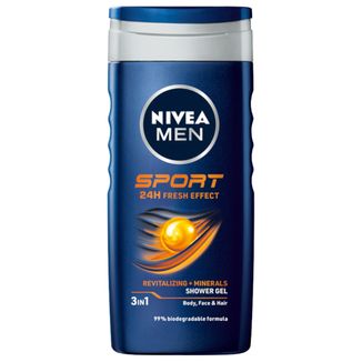 Nivea Men, żel pod prysznic, Sport, 250 ml - zdjęcie produktu