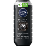 Nivea Men, żel pod prysznic 3w1 do twarzy, ciała i włosów, Active Clean, 250 ml - miniaturka zdjęcia produktu
