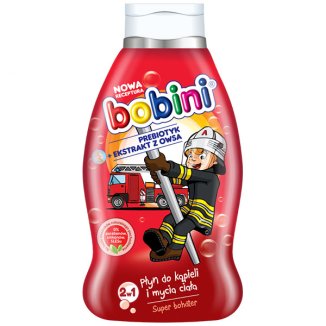 Bobini 2w1, płyn do kąpieli i mycia ciała, Super Bohater, 660 ml - zdjęcie produktu