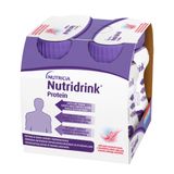 Nutridrink Protein, preparat odżywczy, rześki smak czerwonych owoców, 4 x 125 ml - miniaturka zdjęcia produktu