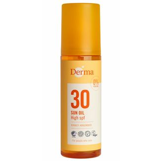 Derma Sun, olejek do opalania, SPF 30, 150 ml USZKODZONE OPAKOWANIE - zdjęcie produktu