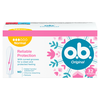 O.B. Original, tampony higieniczne, Normal, 32 sztuki - zdjęcie produktu