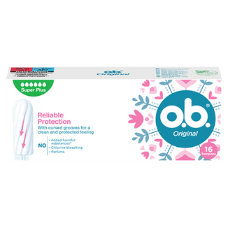 O.B. Original, tampony higieniczne, Super Plus, 16 sztuk - zdjęcie produktu