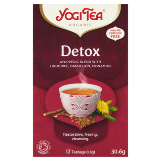 Yogi Tea Detox, herbatka detox BIO, 1,8 g x 17 saszetek USZKODZONE OPAKOWANIE - zdjęcie produktu