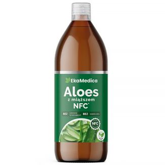 EkaMedica Aloes z miąższem, sok, 1000 ml - zdjęcie produktu