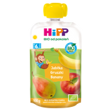 HiPP BIO od pokoleń, jabłka-gruszki-banany, po 6 miesiącu, 100 g - miniaturka zdjęcia produktu