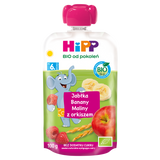HiPP BIO od pokoleń, jabłka-banany-maliny z orkiszem, po 6 miesiącu, 100 g - miniaturka zdjęcia produktu