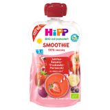 HiPP Smoothie Bio, jabłka, banany, truskawki i porzeczki, po 1 roku, 120 ml - miniaturka zdjęcia produktu