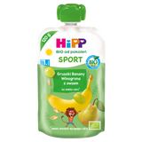 HiPP BIO od pokoleń Sport, gruszki-banany-winogrona z owsem, po 1 roku, 120 g - miniaturka zdjęcia produktu