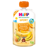 HiPP BIO od pokoleń Sport, banany-gruszki-pomarańcze z ryżem, po 1 roku, 120 g KRÓTKA DATA - miniaturka zdjęcia produktu