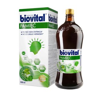 Biovital Pamięć, 1000 ml USZKODZONE OPAKOWANIE Biovital Pamięć, 1000 ml USZKODZONE OPAKOWANIE - zdjęcie produktu