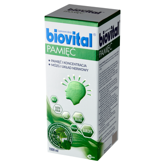 Biovital Pamięć, płyn, 1000 ml - zdjęcie produktu