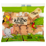 Ania Jungle Herbatniki Mini, bez dodatku cukru, 50 g Ania Jungle Herbatniki Mini, bez dodatku cukru, 50 g - miniaturka zdjęcia produktu
